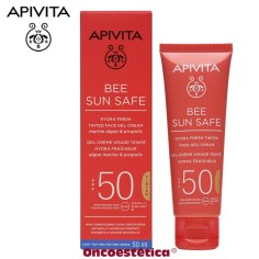 APIVITA BEE SUN SAFE Hydra-Fresh Gel-Crema Facial SPF50 con Color