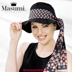 LOLA BLACK + YANNA SCARF - Gorro Algodón con Cinta - MASUMI HEADWEAR 2