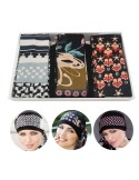 YANNA GIFT SET 5 BLACK - Base + 3 Cintas - MASUMI HEADWEAR