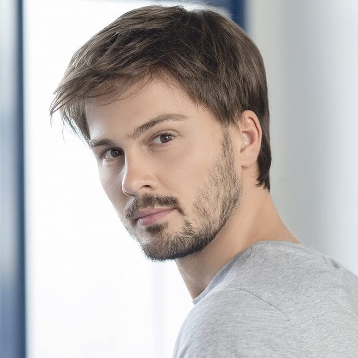 GEORGE 5-STARS ***** - Peluca Sintética Hombre - HAIRforMANce - ELLEN WILLE