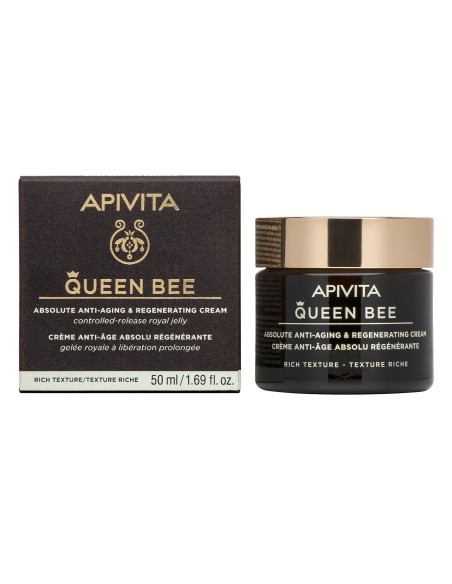 APIVITA QUEEN BEE Crema Regeneradora Antiedad Absoluto - Textura Rica