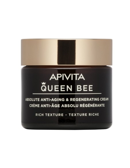 APIVITA QUEEN BEE Crema Regeneradora Antiedad Absoluto - Textura Rica