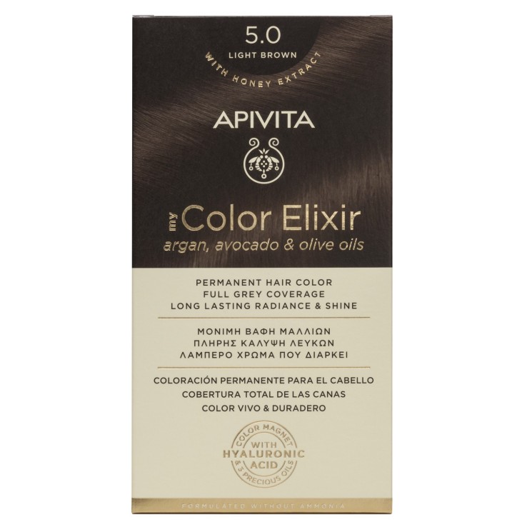 APIVITA MY COLOR ELIXIR 5.0 Marrón Claro -...