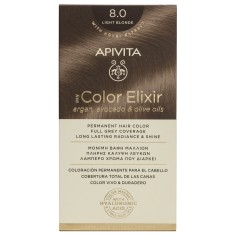 APIVITA COLOR ELIXIR 8.0 Rubio Claro - Tinte permanente para el cabello 2