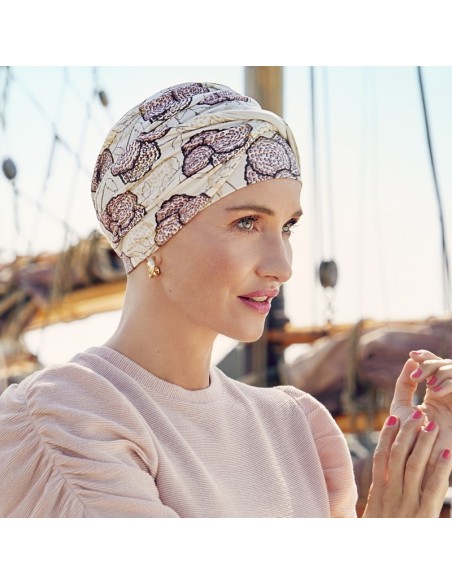 SHAKTI BLOOMING PINKS - Turbante Bambú - CHRISTINE HEADWEAR