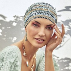 Turbante Oncologico · Ruby Skye Zig Zag Blues · Boho ·... 2