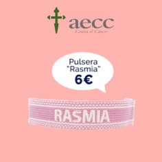 COLABORA CON AECC - PULSERA ROSA SOLIDARIA "CON RASMIA"