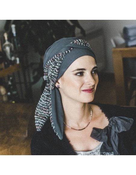 SMOOTH TWEED PASTEL - Pañuelo de bambú - CAREBELL HEADWEAR SMOOTH TWEED PASTEL - Pañuelo de bambú - CAREBELL HEADWEAR