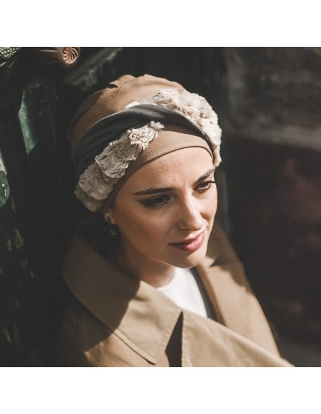 ELEGANCE ESTOCOLMO - Turbante de Algodón - CAREBELL HEADWEAR ELEGANCE ESTOCOLMO - Turbante de Algodón - CAREBELL HEADWEAR