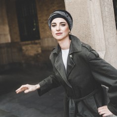 ELEGANCE PAISLEY BLACK  - Turbante de Bambú y Algodón - CAREBELL HEADWEAR 2