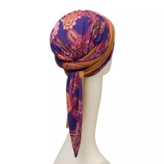 BELISSA PAISLEY SWIRLS - Pañuelo Cintas Largas Bambú - CHRISTINE HEADWEAR 2