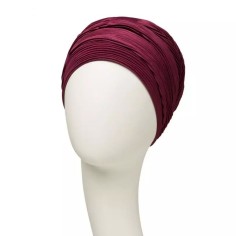 LUNA V - Bordeaux Autumn - bambú  - CHRISTINE HEADWEAR 2