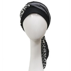 SMOOTH LEOPARD GREY - Pañuelo de bambú - CAREBELL HEADWEAR 2