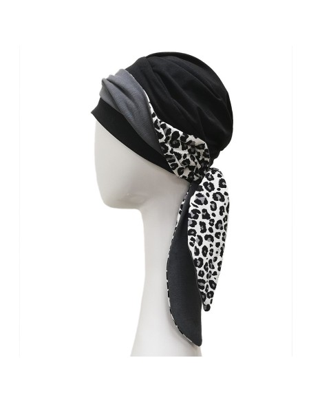 SMOOTH LEOPARD GREY - Pañuelo de bambú - CAREBELL HEADWEAR