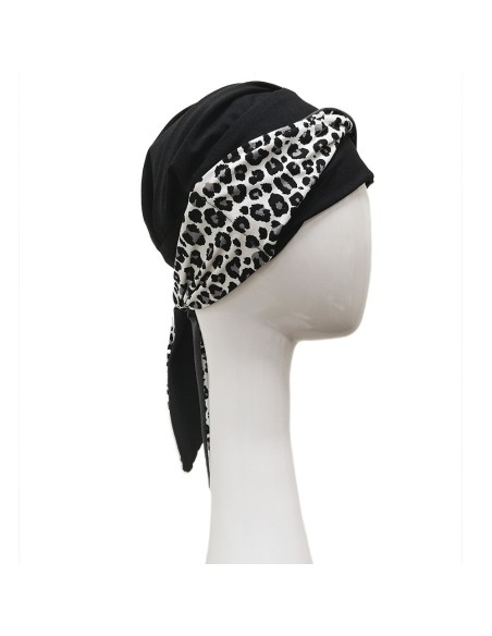 SMOOTH LEOPARD GREY - Pañuelo de bambú - CAREBELL HEADWEAR