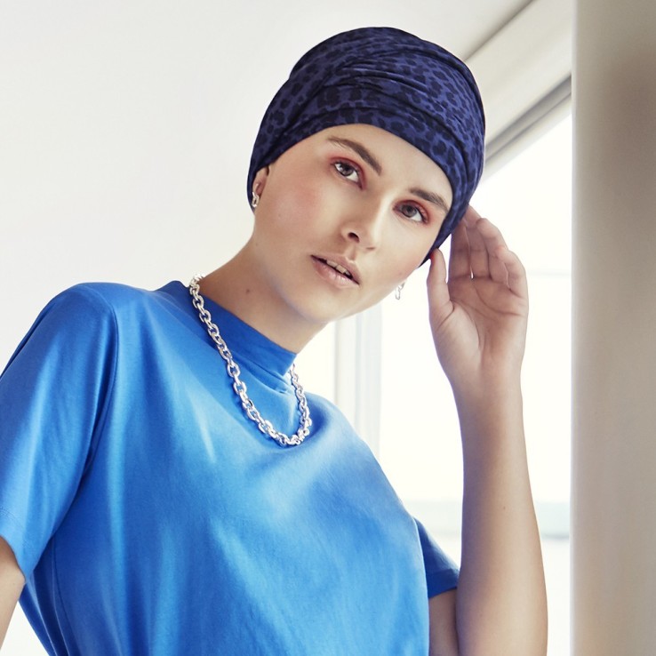 EMMY V - Blue Moon Leo- Turbante + Banda  - CHRISTINE HEADWEAR