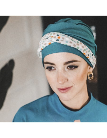 CONFORT PEPITAS - Turbante de Bambú - CAREBELL HEADWEAR