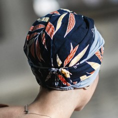 ELEGANCE EXOTIC BLUE - Turbante Bambú y Algodón -... 2