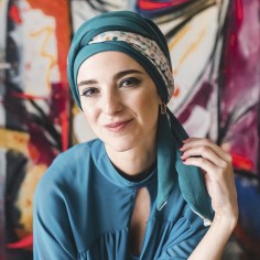 SMOOTH PEPITAS - Turbante de Bambú y Algodón - CAREBELL... 2