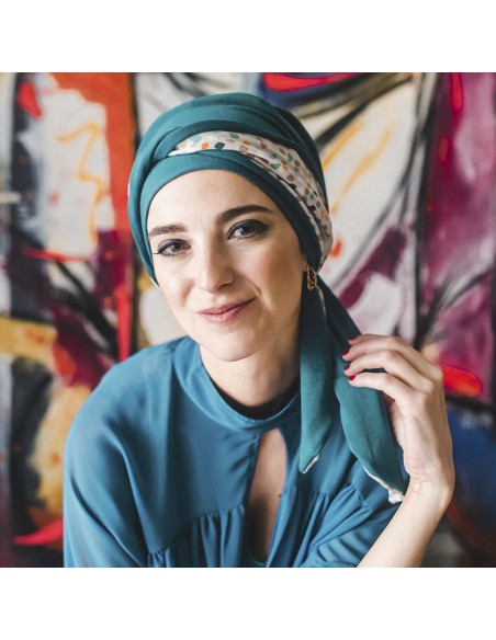 SMOOTH PEPITAS - Turbante de Bambú y Algodón - CAREBELL HEADWEAR