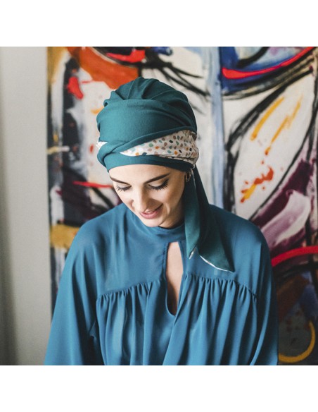 SMOOTH PEPITAS - Turbante de Bambú y Algodón - CAREBELL HEADWEAR