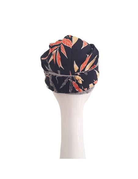 ELEGANCE EXOTIC BLUE - Turbante Bambú y Algodón - CAREBELL HEADWEAR