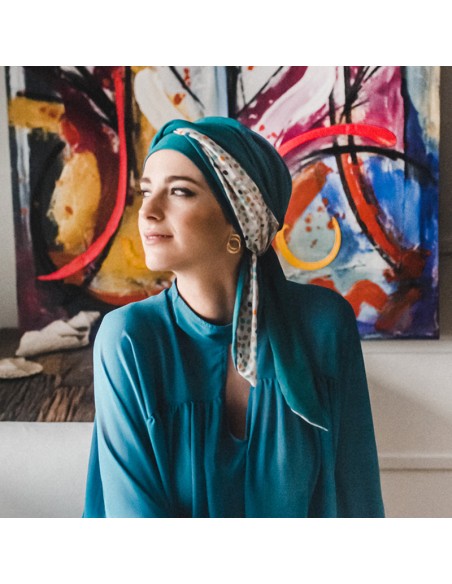 SMOOTH PEPITAS - Turbante de Bambú y Algodón - CAREBELL HEADWEAR