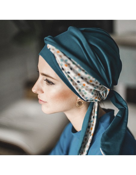 SMOOTH PEPITAS - Turbante de Bambú y Algodón - CAREBELL HEADWEAR