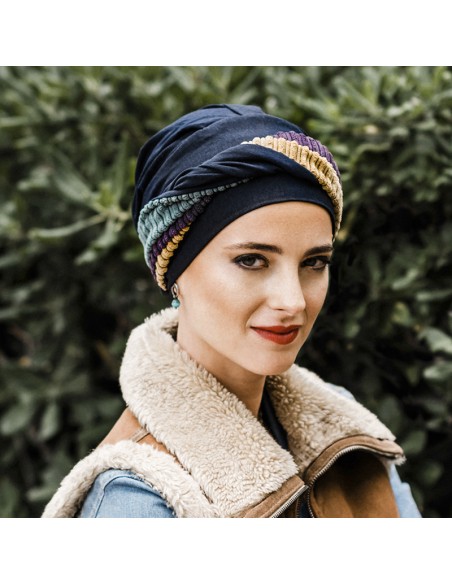 ELEGANCE HIPPIE - Turbante Bambú y Algodón - CAREBELL HEADWEAR