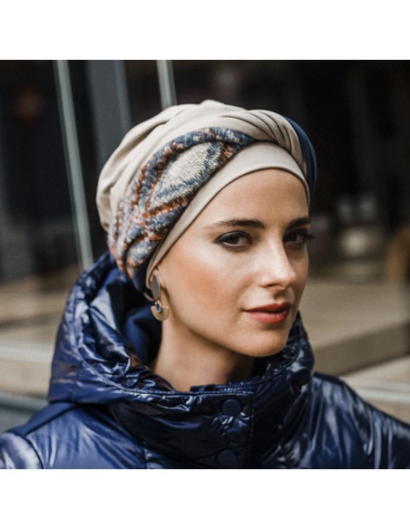 ELEGANCE  NORDIC - Turbante Bambú y Algodón - CAREBELL HEADWEAR
