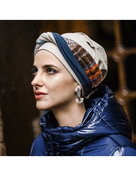 ELEGANCE  NORDIC - Turbante Bambú y Algodón - CAREBELL HEADWEAR