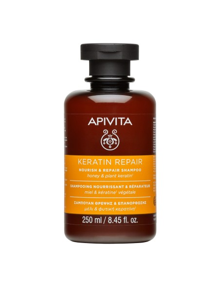 APIVITA Keratin Repair champú nutritivo y reparador