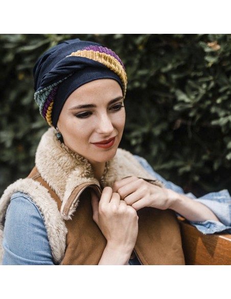 ELEGANCE HIPPIE - Turbante Bambú y Algodón - CAREBELL HEADWEAR