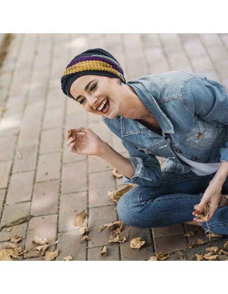 ELEGANCE HIPPIE - Turbante Bambú y Algodón - CAREBELL HEADWEAR