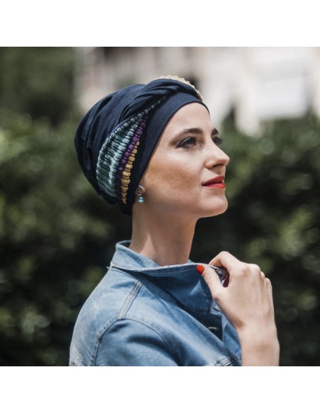 ELEGANCE HIPPIE - Turbante Bambú y Algodón - CAREBELL HEADWEAR