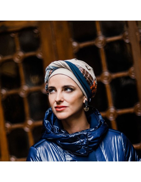 ELEGANCE  NORDIC - Turbante Bambú y Algodón - CAREBELL HEADWEAR