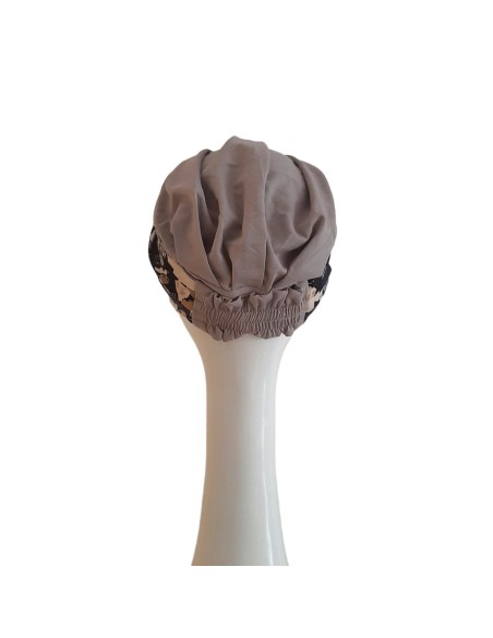 ELEGANCE BLACK ABSTRACT - Turbante de Bambú y Algodón - CAREBELL HEADWEAR