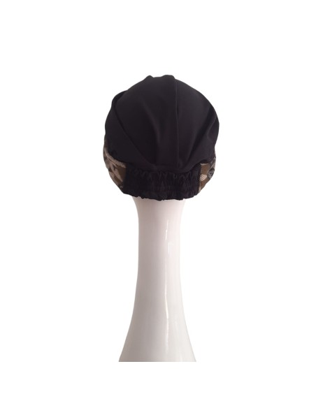 ELEGANCE ZIG ZAG GREY - Turbante de Algodón - CAREBELL HEADWEAR