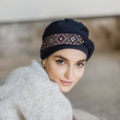 COSY MAYA NAVY - Turbante en tejido de Algodón - Aderans...