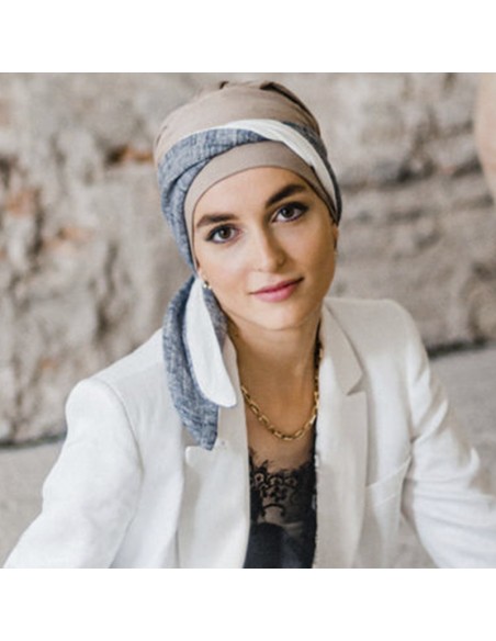 SMART TARIFA - Turbante de Bambú y Algodón - Aderans Headwear