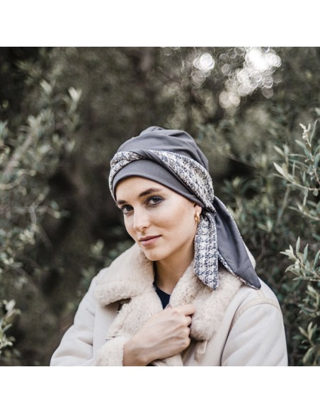 SMART OXFORD - Turbante de Bambú y Algodón- Aderans Headwear