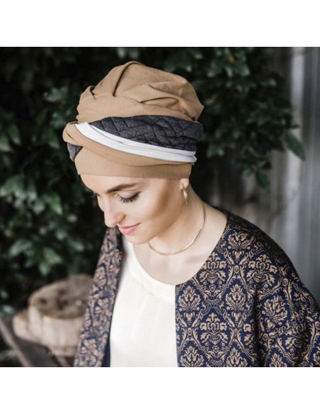 FANCY PADDED - Turbante de Algodón - Aderans Headwear