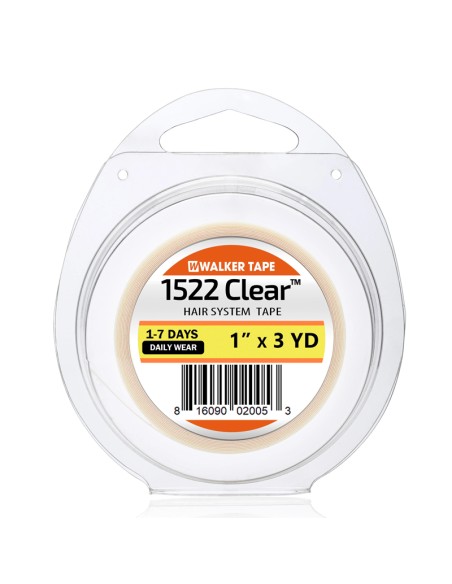 WALKER TAPE  1522 CLEAR  1" X 3 YARDS Cinta de Rollo Adhesivo