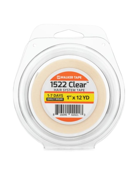WALKER TAPE 1522 CLEAR 1" X 12 YARDS Cinta de Rollo Adhesivo