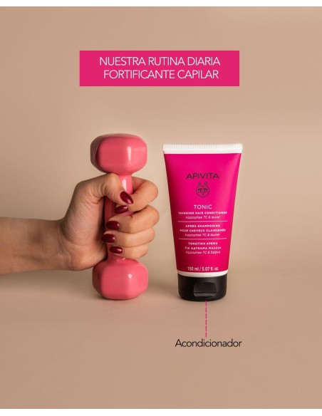APIVITA Acondicionador Tonificante para cabello fino-debilitado