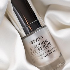 APIVITA 5-ACTION EYE SÉRUM Tratamiento Contorno de Ojos + APIVITA Leche Desmaquillante Suave para Ojos de REGALO 2