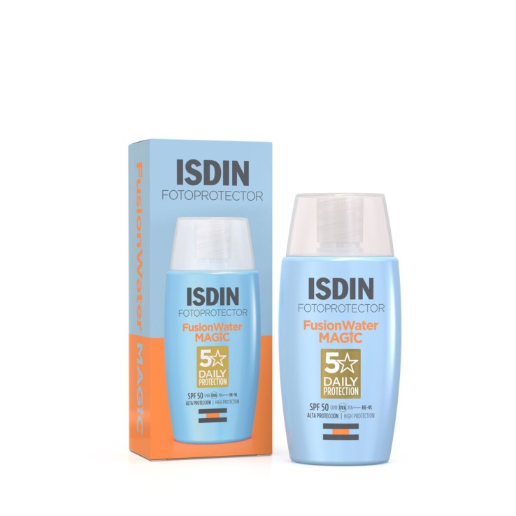 ISDIN Fusion Water MAGIC - SPF 50 - Protector Solar Facial con Color