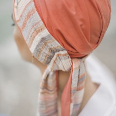 SMOOTH MEDITERRANEO CORAL - Turbante de Bambú - CAREBELL... 2