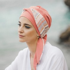 SMOOTH MEDITERRANEO CORAL - Turbante de Bambú - CAREBELL...