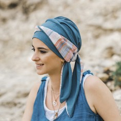 SMOOTH MEDITERRANEO ACERO - Turbante de Bambú - CAREBELL... 2